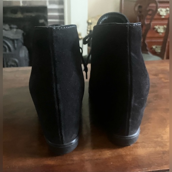 Authentic Prada Suede wedge booties 38.5 - Picture 3 of 9